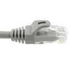 Bematik - Cable De Red Ethernet Cat. 6a Utp De 0,25 M De Color Gris Rj06100