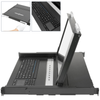 Rackmatic - Consola Y Conmutador Kvm Ip65 De 16 Puertos Para Rack 19" 1u. Teclado Mousepad Y Pantalla 17" Rk02600