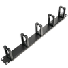 Rackmatic - Panel Guíacables Para Armario Rack 19" 1u Con 5 Anillas Para Gestión De Cables Rp09200