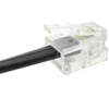 Bematik - Cable Telefónico Rizado De 4 Hilos Y Conectores Rj11 1m Rt06100