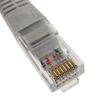 Bematik - Cable De Red Ethernet Cruzado Cat. 5e Utp De 1 M De Color Gris Rx00300