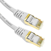 Bematik - Cable De Red Ethernet Cat. 7 Sstp De 1 M De Color Blanco Ry04300