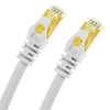 Bematik - Cable De Red Ethernet Cat. 7 Sstp De 1 M De Color Blanco Ry04300