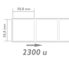 Bematik - Rollo Bobina De 2300 Etiquetas Adhesivas Para Impresora Térmica Directa 50.8x50.8mm Sd03600