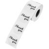 Bematik - Etiqueta Adhesiva Redonda De 38 Mm Color Blanco 'thank You' Sd06100