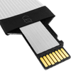 Bematik - Adaptador De Microsd Tf A Slot De Tarjeta Sd Sdhc Sdxc Con Cable Plano De 25 Mm Sl00000