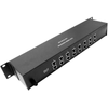 Bematik - Protector De Sobretensión Ethernet Rj45 10ka 5v 16-puerto 8-pin Rack 19" Sp04400