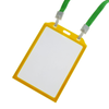 Primematik - Funda De Plástico Para Carnet De Identidad Id Vertical B7 88x120mm Amarillo Sy03100