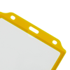 Primematik - Funda De Plástico Para Carnet De Identidad Id Horizontal A8 84x54mm Amarillo Sy03500