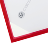 Primematik - Marco Magnético Flexible Rojo A3 Para Letreros Con Imán Sy09200