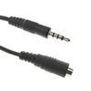 Bematik - Cable De Audio Auricular Y Micrófono Minijack 4 Pin 3.5mm Para Macho A Hembra De 2m Tw08200