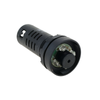 Bematik - Luz Piloto Led Intermitente Con Zumbador De 22 Mm Para Paneles De Control 220 Vac Verde Tx09000