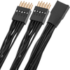 Bematik - Cable Duplicador Usb De Placa Madre 10-pin Usb Ac97 Hd-audio Ub02600