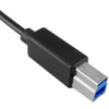 Bematik - Cable Usb Tipo C 3.0 Macho A Usb Tipo B 3.0 Macho De 1 M Uh04300