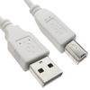 Bematik - Cable Usb 2.0 Ab Macho Blanco 1m Ur03200