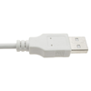 Bematik - Cable Usb 2.0 Ab Macho Blanco 1m Ur03200