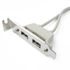 Bematik - Adaptador Usb De Placa Madre 2x5 Pin A 2xah Bracket De Perfil Bajo Us03400