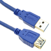 Bematik - Cable Alargador Usb Tipo A 3.0 De 3 M, Macho A Hembra Azul Ux01400