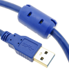 Bematik - Cable Alargador Usb Tipo A 3.0 De 3 M, Macho A Hembra Azul Ux01400
