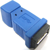 Bematik - Adaptador Usb 3.0 A Usb 2.0 (microusb Ab Hembra A Miniusb B Hembra) Uy06200