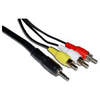 Bematik - Cable Audio/vídeo Cámara 3m (3x-minijack-m / 3xrca-m) Vd09300