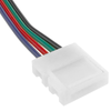 Bematik - Conector A Presión Con Cable Para Tira De Led Rgb 12mm Vh01500