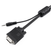 Bematik - Super Cable Vga Con Jack De Audio De 3,5 Mm Macho Macho De 0,5 M Vz00000