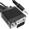 Bematik - Super Cable Vga Con Jack De Audio De 3,5 Mm Macho Macho De 1 M Vz00100