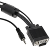 Bematik - Super Cable Vga Con Jack De Audio De 3,5 Mm Macho Macho De 15 M Vz00600