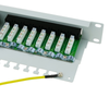 Rackmatic - Patch Panel De 24 Rj45 Cat.5e Utp 1u Blanco Con Peine Wt03100