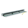 Rackmatic - Patch Panel De 24 Rj45 Cat.5e Utp 1u Blanco Con Peine Wt03100