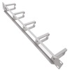 Rackmatic - Panel Guíacables Para Armario Rack 19" 1u Con 5 Anillas Para Gestión De Cables Blanco Wt05100