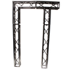 Bematik - Truss Cuadrado De Aluminio Negro 150mm Tipo T Xt03600