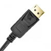 Bematik - Cable Displayport 1080p Fullhd Para Transmisión De Audio Y Vídeo Digital De 3 M Color Negro Yp00300