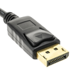 Bematik - Cable Displayport 1080p Fullhd Para Transmisión De Audio Y Vídeo Digital De 50 Cm Color Negro Yp00600