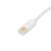 Bematik - Adaptador De Minidisplayport A Vga Audio Hdmi Dvi Blanco Yp07000