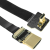 Bematik - Cable Vídeo Hdmi Plano Fpv 50 Cm A-macho A Micro D-macho Con Ángulo Hg08700