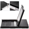 Rackmatic - Consola Rack Con Pantalla De 17" Y Conmuntador Kvm De 32 Puertos A Través De Cable Utp Cat.6 Rk02100