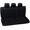 Primematik - Fundas De Asiento Coche Rojas. Cubiertas Protectoras Universal Para Los 5 Asientos Del Automóvil Co10100