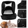 Citybag - Maleta Para Transporte De Mascotas Gato Y Perro Transportin De Lona Negra Cb01400