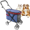 Primematik - Carrito De Niños Para Transportar Perros, Gatos Y Mascotas. Color Rojo Ma12100