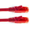 Bematik - Cable De Red Ethernet Cat. 6a Utp De 0,5 M De Color Rojo Ultra Flexible Lj10100