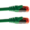 Bematik - Cable De Red Ethernet Cat. 6a Utp De 0,25 M De Color Verde Ultra Flexible Lj12000