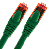 Bematik - Cable De Red Ethernet Cat. 6a Utp De 0,25 M De Color Verde Ultra Flexible Lj12000