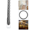 Bematik - Cable De Acero Inoxidable 7x19 De 4,0 Mm En Bobina De 25 M Ny12200