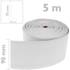 Primematik - Rodapié Flexible Autoadhesivo 70 X 20 Mm. Longitud 5 M Blanco Bs13000