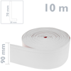 Primematik - Rodapié Flexible Autoadhesivo 70 X 20 Mm. Longitud 10 M Blanco Bs13100