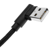 Bematik - Cable Usb A 2.0 Acodado A Usb C Acodado 5 M Trenzado Uw04300