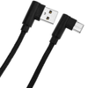 Bematik - Cable Usb A 2.0 Acodado A Usb C Acodado 5 M Trenzado Uw04300