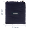 Primematik - Saco De Dormir De Viaje 115 X 210 Cm Microfibra Azul Co13000